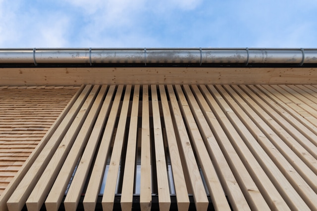 Facade detail, south