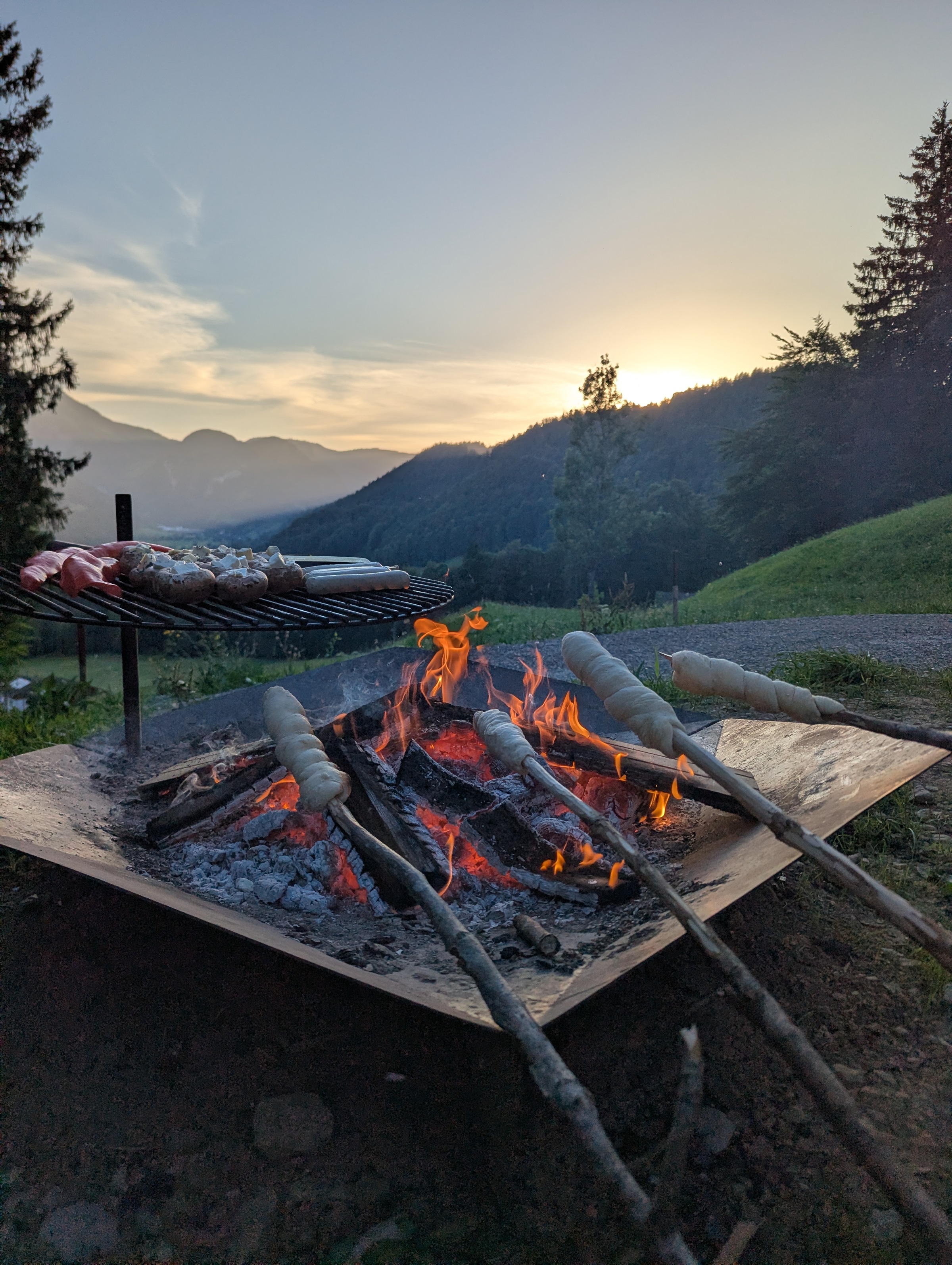 Photo of the fire bowl