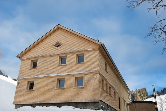 Hirschberg 231 in winter, south-west side